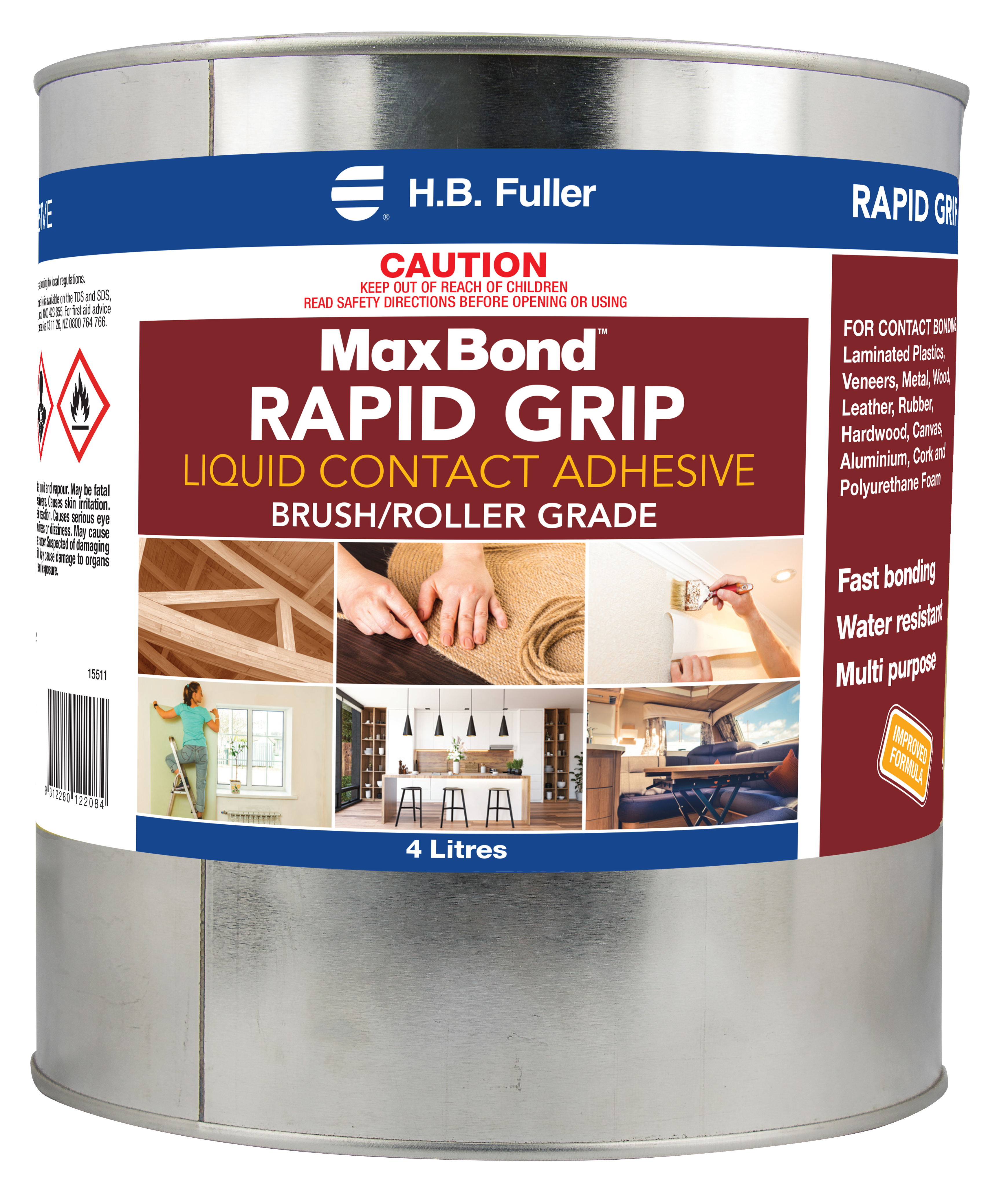 Max Bond Rapid Grip Liquid Contact Adhesive 4L