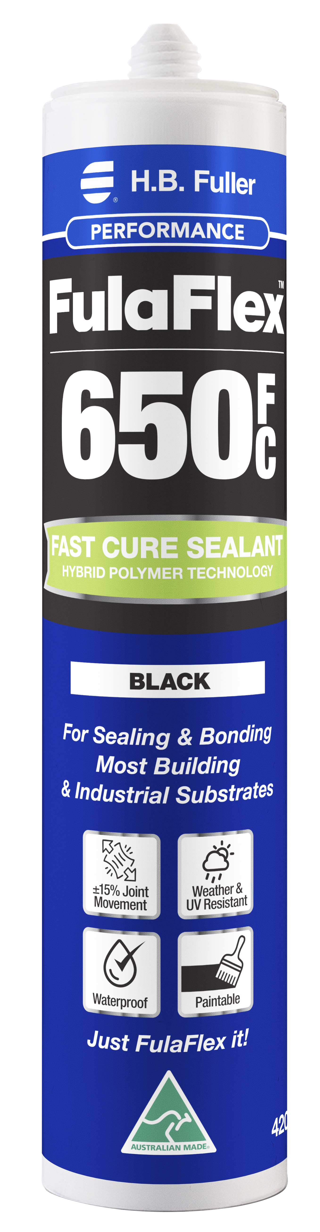 FulaFlex 650FC Hybrid Polymer Sealant Cartridge Black